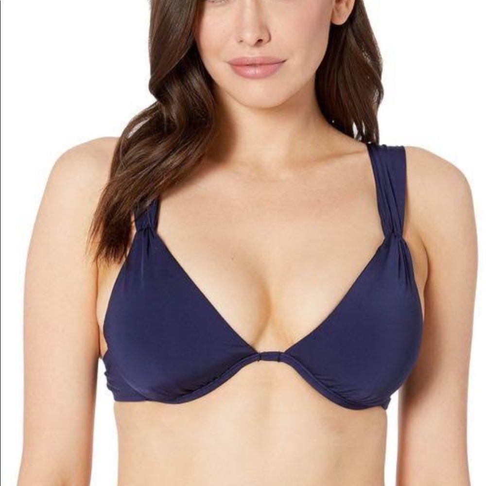 NWT Trina Turk Navy Underwire Bikini